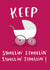 keep strollin New Baby Card 6240 created by Lucy Maggie Designs