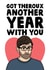 Funny Anniversary Card - Louis Theroux - Got Theroux Another Year With You created by Studio Doodles