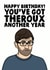 got louis theroux Birthday Card 13202 created by Studio Doodles