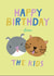 Cute Birthday card for a pet parent created by Lisa Greener