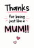 Best Step Mum Mother's Day Card 1000 created by The Laughing Sloth
