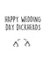 Rude - Happy wedding day created by Pippa Ray