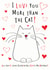 love more Valentines Day Card 34070 created by Kat Pearson