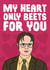 Dwight Anniversary Valentines Day - The Office US - My Heart Only Beets For You created by Studio Doodles
