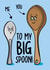 Big Spoon Pun Anniversary Spooning Card created by TeePee Creations
