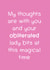Obliterated Lady Bits New Baby Card created by Bow & Bell