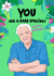 Celebrity Birthday Card - David Attenborough - You are a Rare Species created by Kasia Cards