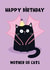 Cute Birthday Card For Game of Thrones Fan - Mother of Cats created by Lucy Maggie Designs