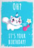 oh cat Birthday Card 36435 created by Hoborobo