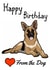 german shepard Birthday Card 14791 created by Love from the Pet
