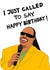 stevie wonder singer Birthday Card 3332 created by Kasia Cards
