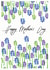 mum floral Mothers Day Card 10385 created by Olivia Morgan ltd