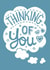 Thinking of you cloud card created by Woah there Pickle