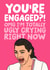 Funny Kim K Engagement Card - Kim Kardashian Ugly Crying - Congratulations Card created by Studio Doodles