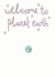 Cute New Baby Card - Earth And Stars - Welcome To Planet Earth created by You've Got Pen On Your Face
