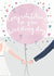 Pretty Wedding Day Card - Balloon - Confetti - Congratulations On Your Wedding Day created by Louise Tiler