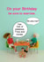 Funny Birthday Card - Be Sure To Exercise - Relatable created by Bold & Bright Cards