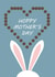 hoppy bunny Mothers Day Card 14604 created by Julia Godridge