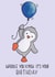 penguin pun Birthday Card 14890 created by DaisyPip Prints