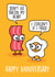 Cute Bacon And Egg Anniversary Card - Don't Go Breaking My Heart - Elton John - Don't Go Bacon My Heart I Couldn't If I Fried created by Thirty Mussels