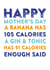 Humour Typographic Mothers Day Card 3582 created by Do You Punctuate?