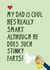 cool smart Fathers Day Card 31901 created by Hello Hatty