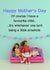 rude funny Mothers Day Card 11497 created by Bold & Bright Cards