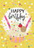 Cupcake Cute Birthday Card 3245 created by Neelam Kaur