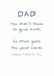 birth good Father's Day Card 14472 created by Picardso