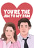 Cute Anniversary Card / Valentines Day Card - The Office US - Jim And Pam - You're The Jim To My Pam created by Hey Huns It's Nicole