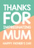 thanks impregnating Fathers Day Card 31030 created by Thirty Mussels