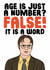 Dwight Schrute The US Office - Funny Birthday Card - Age Is Just A Number? False created by Studio Doodles
