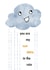 Cute Cloud Sympathy or Thank You Uplifting Card created by Anne Berry