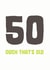 50 ouch Birthday Card 8987 created by Mostly Beautiful