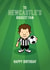 Football Soccer Birthday Card 15091 created by Little Monsters