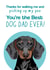 Best dog Dad Father's Day card created by Pet Friendly