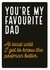 My favourite Dad Father's Day card created by Electric Carp