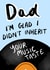 Funny Music Themed Card for Dad Birthday | Father's Day created by Studio Yelle