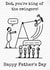 king swingers Father's Day Card 36379 created by Beta Mummy