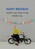 Funny Birthday Card - Motor Bike - Another Year Closer To That Mid-Life Crisis created by Bold & Bright Cards