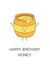 Hun Honey Birthday Card 14075 created by BumbleB Design