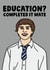 education inbetweeners Graduation Card 13245 created by Studio Doodles
