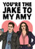 Cute Brooklyn 99 Anniversary Card / Valentines Day Card - You're The Jake To My Amy created by Studio Doodles