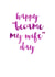 Cute Typography Anniversary Card - Wife - Happy Became My Wife Day created by Ruby Wren Designs