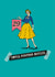 Her funny 30th milestone age denial card created by The Typecast Gallery