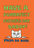 cat humour Father's Day Card 1813 created by On The Prowl Cat Cartoons