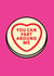 love heart sweet Anniversary Card 39676 created by Adam Endacott