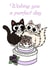 Purrfect day wedding card created by Kim Onyskiw
