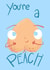 youre peach Thank You Card 15510 created by Chanel Harwick