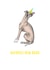 Funny Birthday Card - Whippet Real Good - Dog created by Beth Goodwin